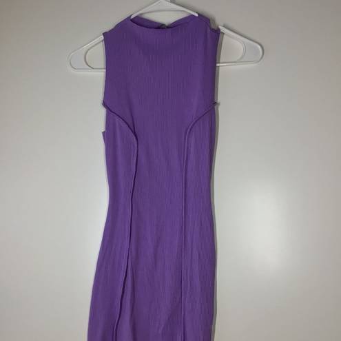 Naked Wardrobe  Lilac Snatched & Sexy Sleeveless BodyCon Dress lavender
