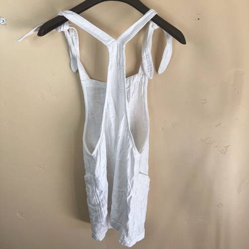 Aerie  Womens White Coastal Romper Size Small Beachy Comfy Vacation