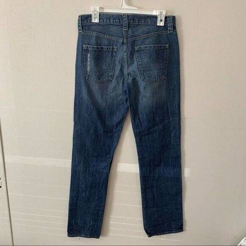 J.Crew  Mid Rise Vintage Slim Distressed Jeans 2009 Y2K Womens Size 28