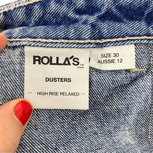 Rolla's Rolla’s High Rise Relaxed Dusters Medium Wash Straight