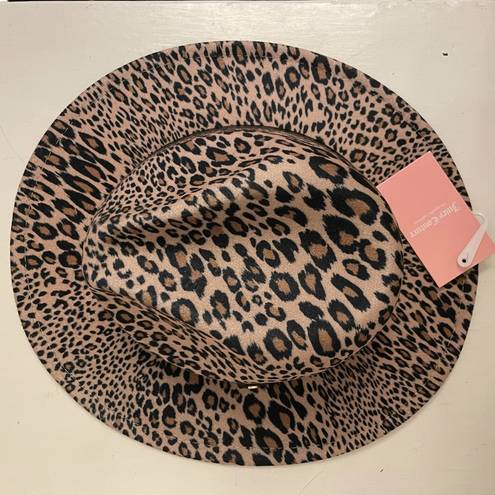 Juicy Couture  Leopard Print Fedora Hat One Size NWT