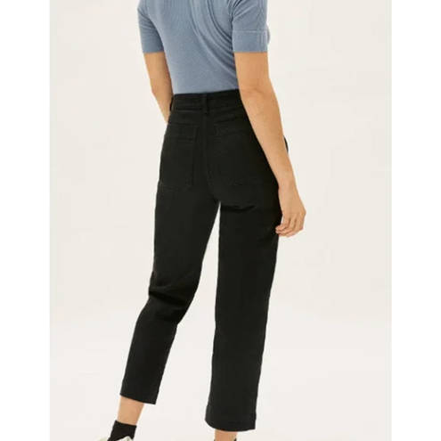 Everlane NWT  The Straight Leg Crop Jean in Black