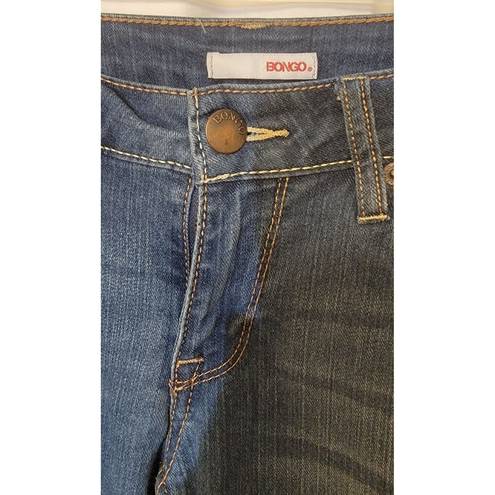 Bongo  Women's Jeans Bootcut Blue Denim Size 7 Stretch Mid Rise