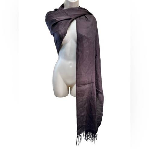 Etcetera  brown Silk and linen blend Scarf/ shawl/wrap