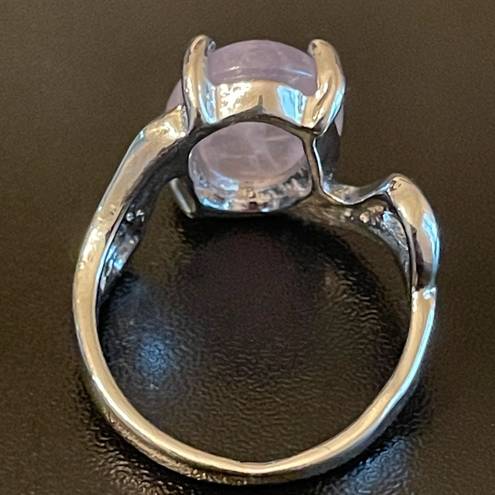 Amethyst Pink  S925 silver ring size 7