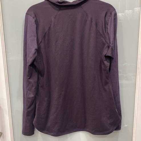 The North Face  Women's Purple Crew Pull Over Sweater FlashDry Sz L