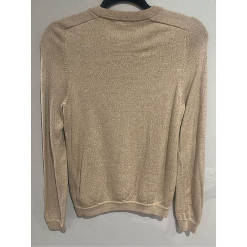 Fossil  Merino Wool Sweater-Beige Small-Long Sleeve Women’s EUC