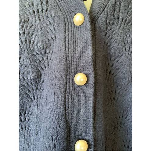 Hill House  The Simple Grandpa Cardigan Sweater Navy Blue Size L