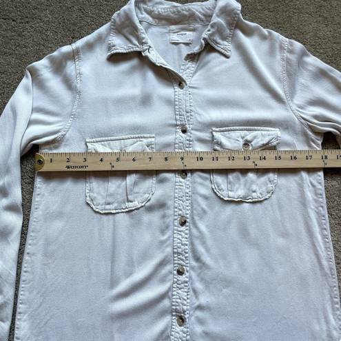 Harper  Anthropolgie Cream Button Down Shirt Size: Small