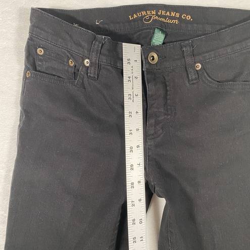 Krass&co Womens lauren jeans  premium ralph lauren LRL straight black Sz 2