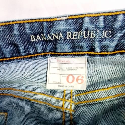 Banana Republic  Bootcut Flare Leg Zip Up Fit Jeans Womens Mid Rise Denim
