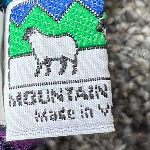 The Mountain Vintage Ladies & Ewe Wool Knit Winter Beanie Hat Tassel Animal Pattern