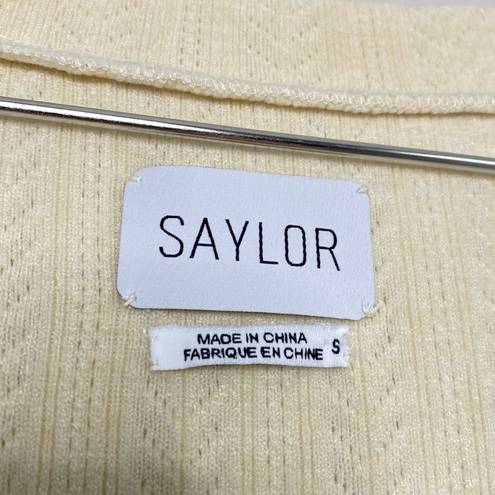 Saylor  NWOT Tirzah IV Sweater Cardigan Oat