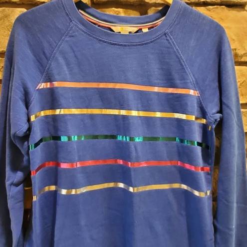 Mabel Boden  Sweatshirt Dress - Stripes - Blue Multi/Summit - 8