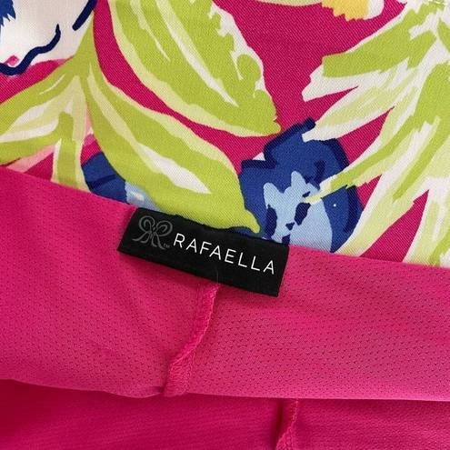 Rafaella NWT  Pink Cosmo Colorful Floral Print Skort XXL