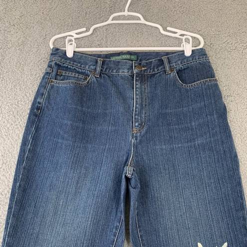 Krass&co Vintage Women's Lauren Jeans  Size 12 Mid Rise Straight Leg Cotton Jeans