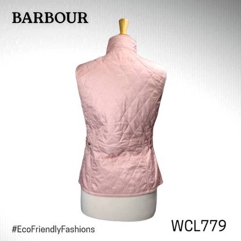 Barbour  Summer Liddesdale Quilted Gilet in Carnation Pink Size 4