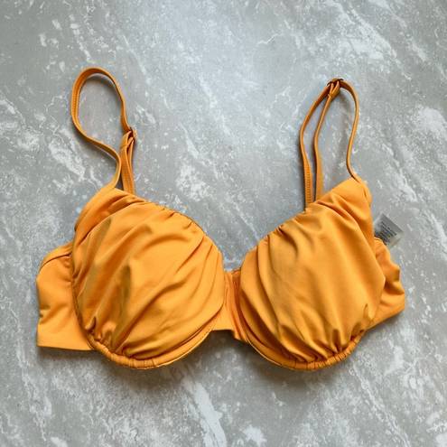 Kittenish [] padded underwire bikini top- Goldenrod color size small