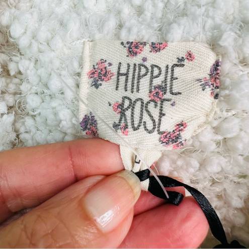 Hippie Rose  Sweater Cropped Sweater Large