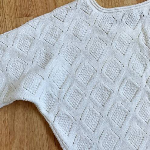 United States Sweaters Cozy White Knit Sweater