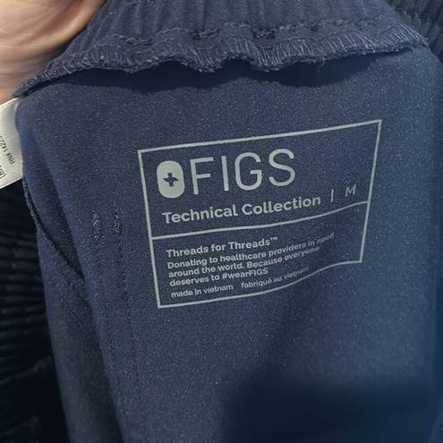 FIGS  scrubs navy blue technical collection pants