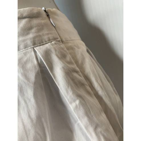 Grace Karin  Women's White Pleated Skirt Size Small