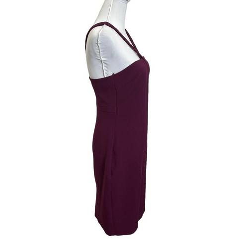 Likely  Bridgeport Strappy Body Con Dress In Plum Sheath Cocktail Womens Size 10