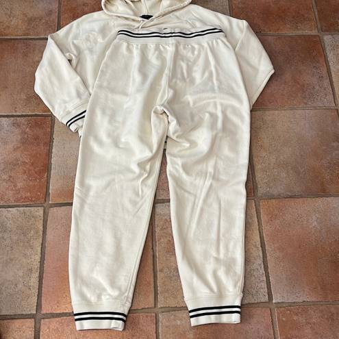 J.Crew  Track suit cream and black SOLD AS A SET