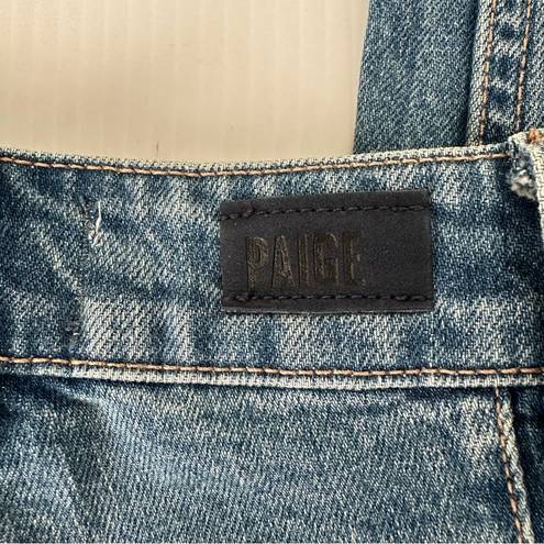 Paige  Sarah Slim Jeans With Exposed Pockets and Belt Porto, 28