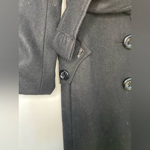 Miss Sixty M60  full length black button wool coat L