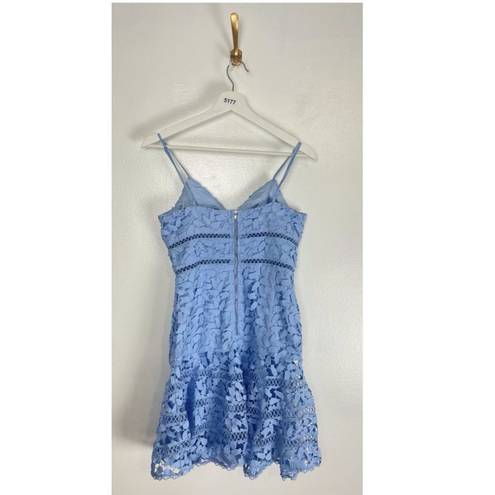 Bardot  Agnes Lace Party Dress in Dusty Blue Size US 6 / Small NWT