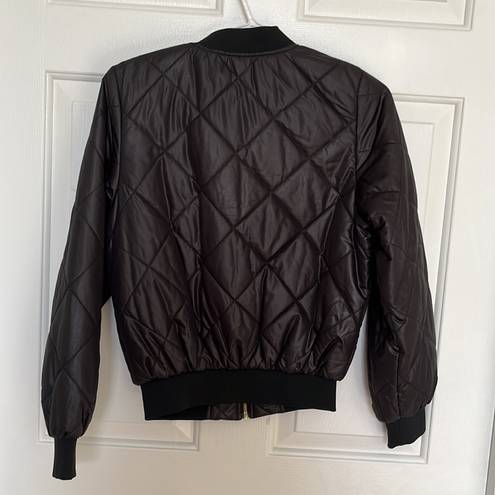 Bishop and Young Small black bomber jacket- like new!