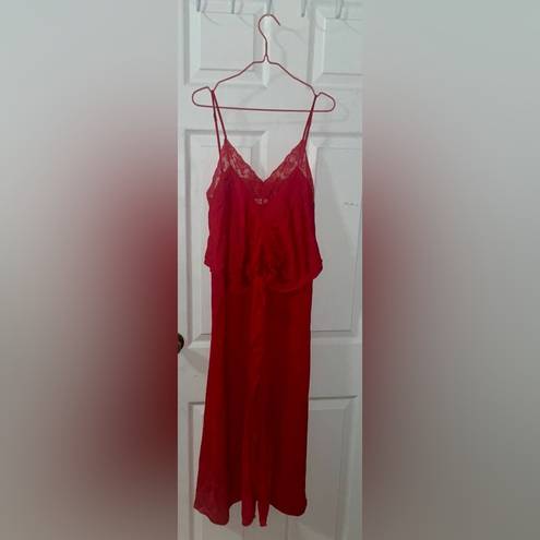 Sandro red silk dress