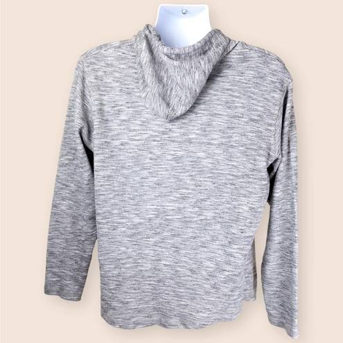 Krass&co  81 Heathered Gray Knit Women Hoodie L