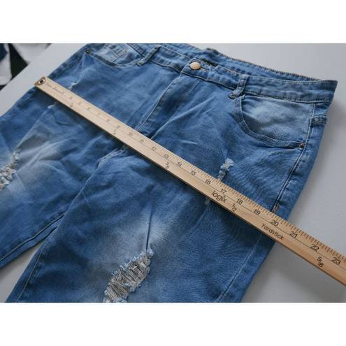 Bermuda Blue Faded Denim  Shorts M