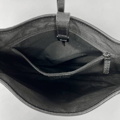 Gucci  Supreme Black Monogram Leather Trim Vintage Jackie Hobo Shoulder Bag