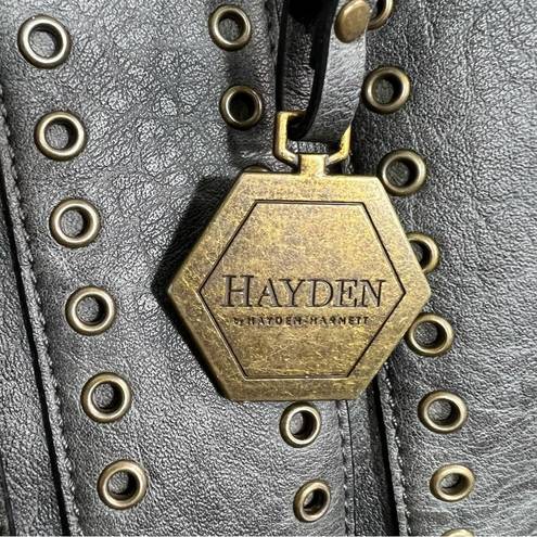 Hayden  Harnett Grey Tote Satchel Handbag