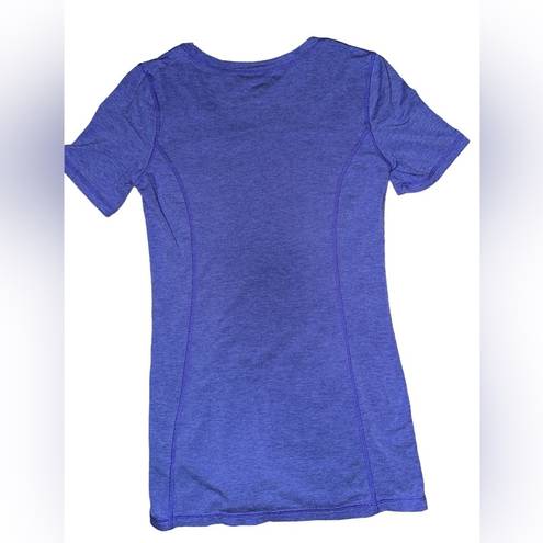 Zella Z BY  MARLED PURPLE STRETCH TEE SIZE XS