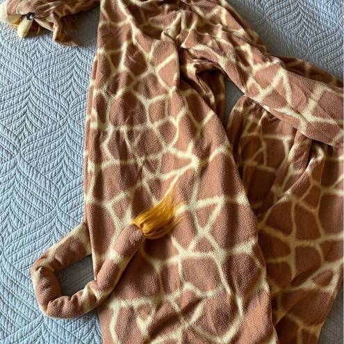 Xhilaration Giraffe Ladies Hooded Size XL/XXL Onsie Loungewear Pajamas