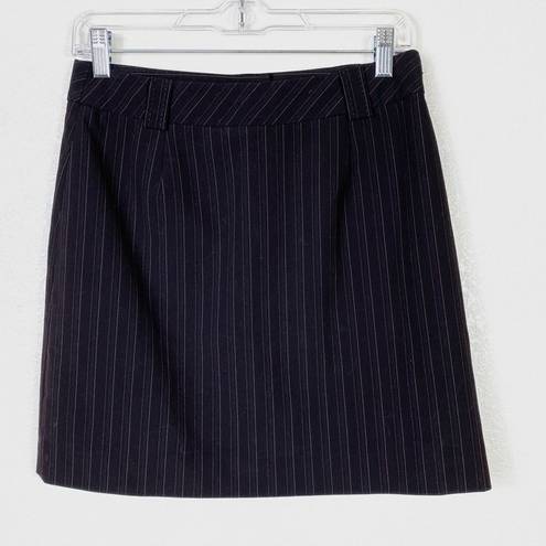 INC Vintage y2k  Black Pinstriped  Mini Pencil Skirt