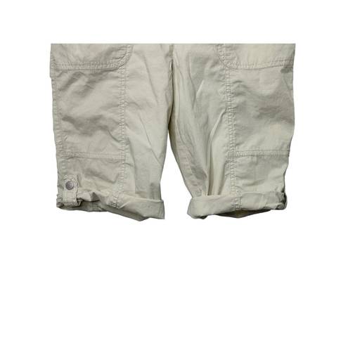 Chico's  Beige Bermuda Cuffed Shorts Women's Size XS 2