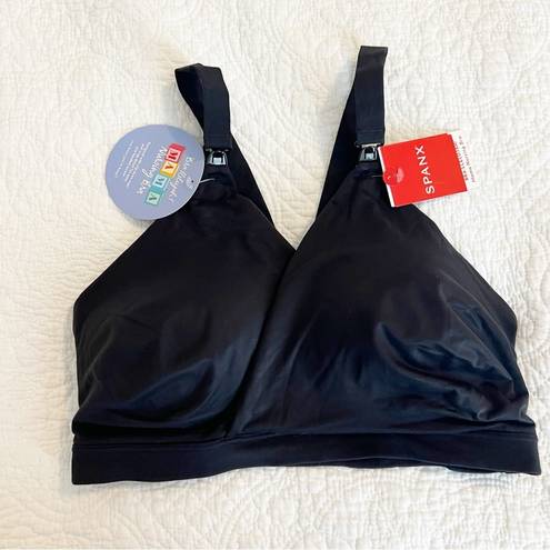 Spanx  Bra-llelujah Mama Nursing Bra Black Size L Large NWT