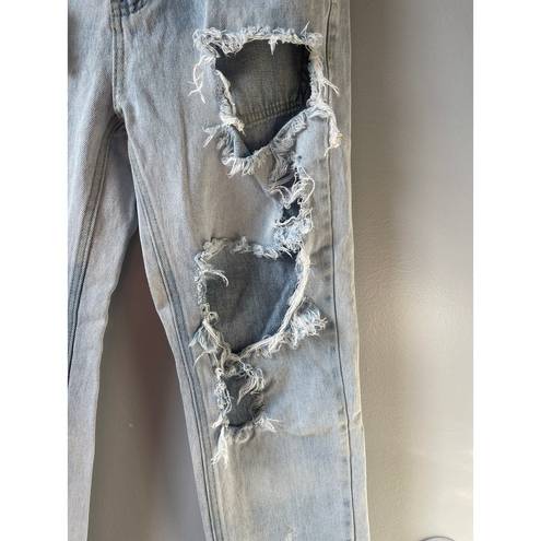 One Teaspoon  Awesome Baggies Distressed Boyfriend Jeans