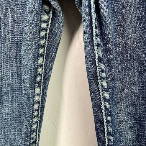 Hudson Jeans Hudson Blue Bacara Straight Leg Cuffed Denim Jeans 30