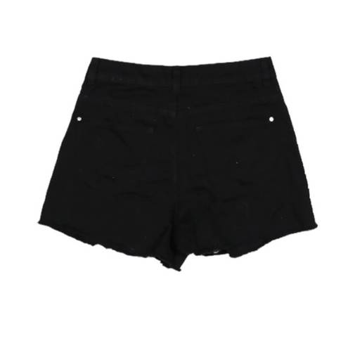 Missguided  black denim cutoff shorts 0 NWT