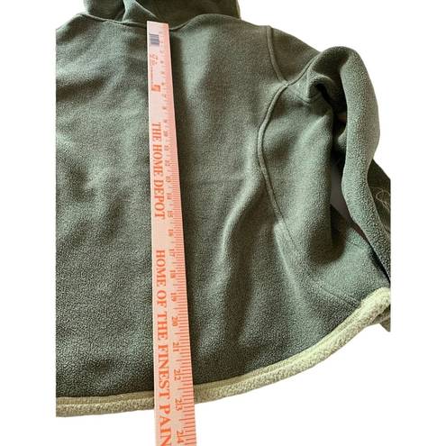 Marmot  women’s hooded fleece size medium green