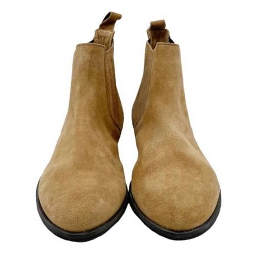 Jack Rogers  Pippa Suede Chelsea Boot Oak Leather Pull-On Bootie Women’s Size 9