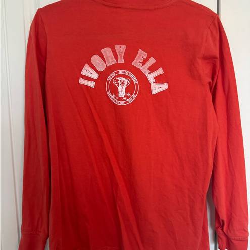 Ivory Ella  orange/red long sleeve