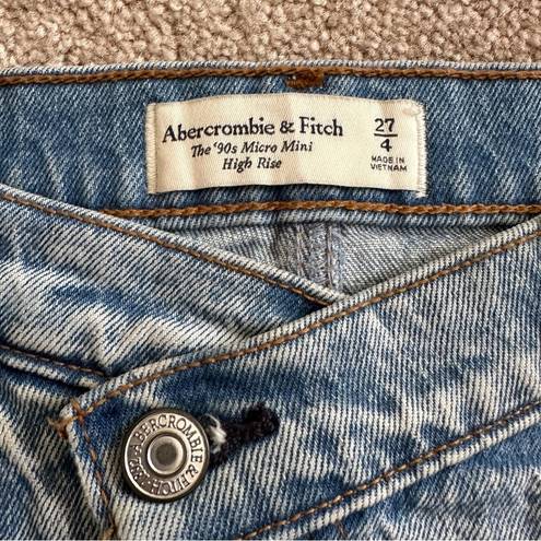 Abercrombie & Fitch Abercrombie 90’s Micro Mini High Ride Skirt