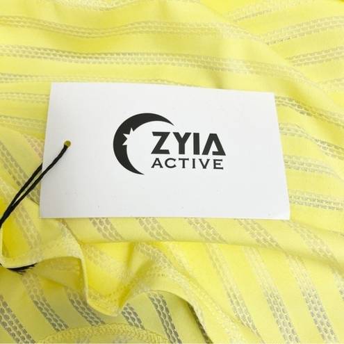 Zyia NWT  Active Lemon Nimbus Brighter Tank Quick Dry Muscle Tee Size Medium NEW